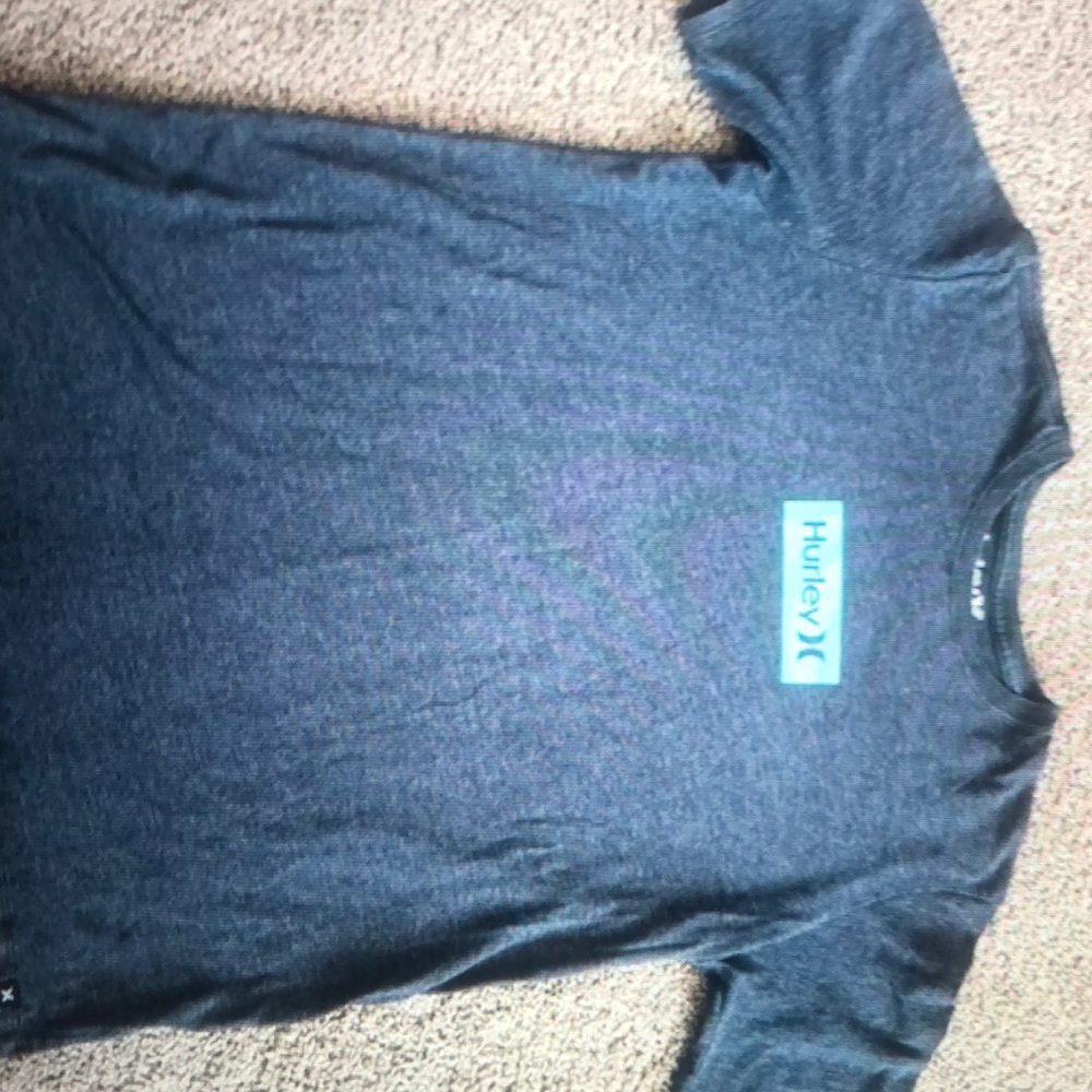 Boys Dark Gray Hurley logo T-Shirt Top